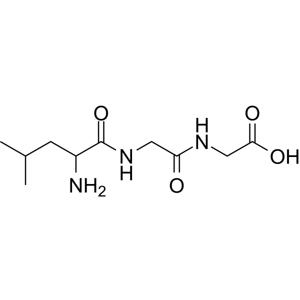 2-(2-(2-Amino-4-methylpentanamido)acetamido)acetic acid 4337-37-5